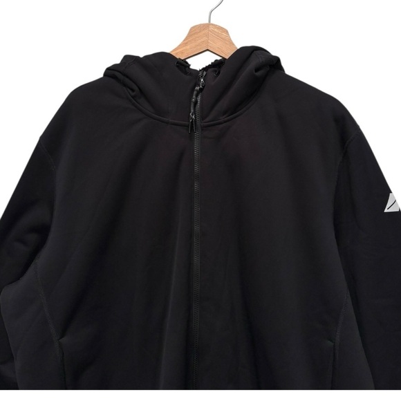 Rag & Bone Fleece Tactical Zip Up Jacket Black Size XL - Picture 4 of 10